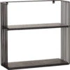 Hübsch Norm Væghylde M. 2 Hylder 43 Cm, Sort 2 Hübsch Norm Væghylde M. 2 Hylder 43 Cm, Sort -GEJST Butik 021113F