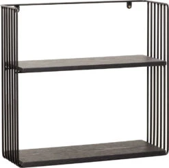 Hübsch Norm Væghylde M. 2 Hylder 43 Cm, Sort