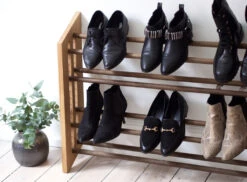 Roon & Rahn Moodstand Skostativ 98 Cm, Lys Olieret Og Mørkbejdset Eg -GEJST Butik 100401 2