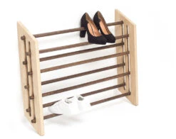 Roon & Rahn Moodstand Skostativ 78 Cm, Lys Olieret Og Mørkbejdset Eg