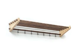 Roon & Rahn Moodrack Hattehylde 98 Cm, Lys Olieret Og Mørkbejdset Eg