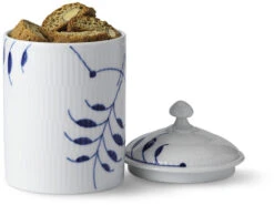 Royal Copenhagen Blå Mega Riflet Krukke M. Låg 16 Cm 7 Royal Copenhagen Blå Mega Riflet Krukke M. Låg 16 Cm -GEJST Butik 1028381 3