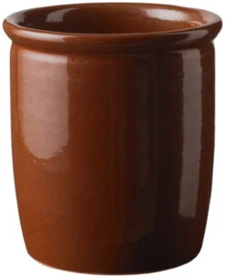 Knabstrup Keramik Syltekrukke 1 L, Brun