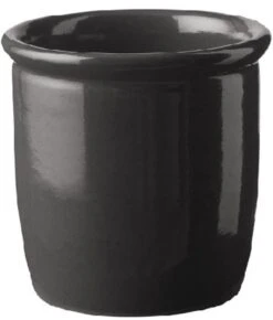 Knabstrup Keramik Syltekrukke 0,5 L, Antracitgrå