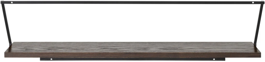 Audo Rail Hylde 92 Cm, Mørkbejdset Eg 4 Audo Rail Hylde 92 Cm, Mørkbejdset Eg - Billede 2