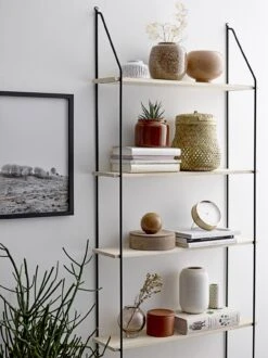 Bloomingville Lea Hylde 177 Cm, Sort/Træ -GEJST Butik 1309893