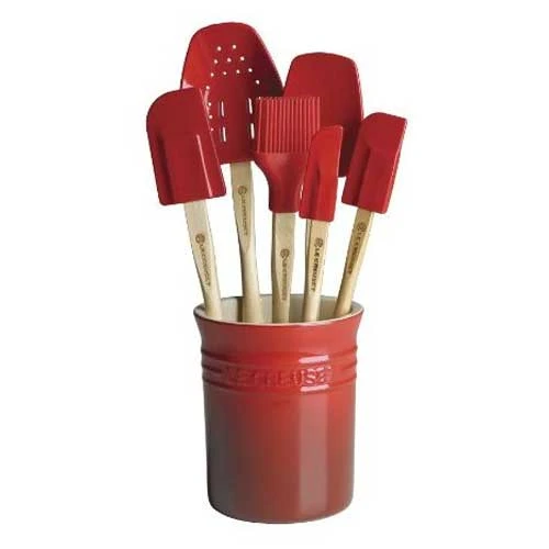 Le Creuset Redskabskrukke 1,1 L Cerise 4 Le Creuset Redskabskrukke 1,1 L Cerise - Billede 2