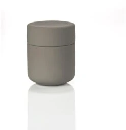Zone Denmark Zone Ume Krukke M. Låg H10,3 Cm, Taupe -GEJST Butik 22000264392 4