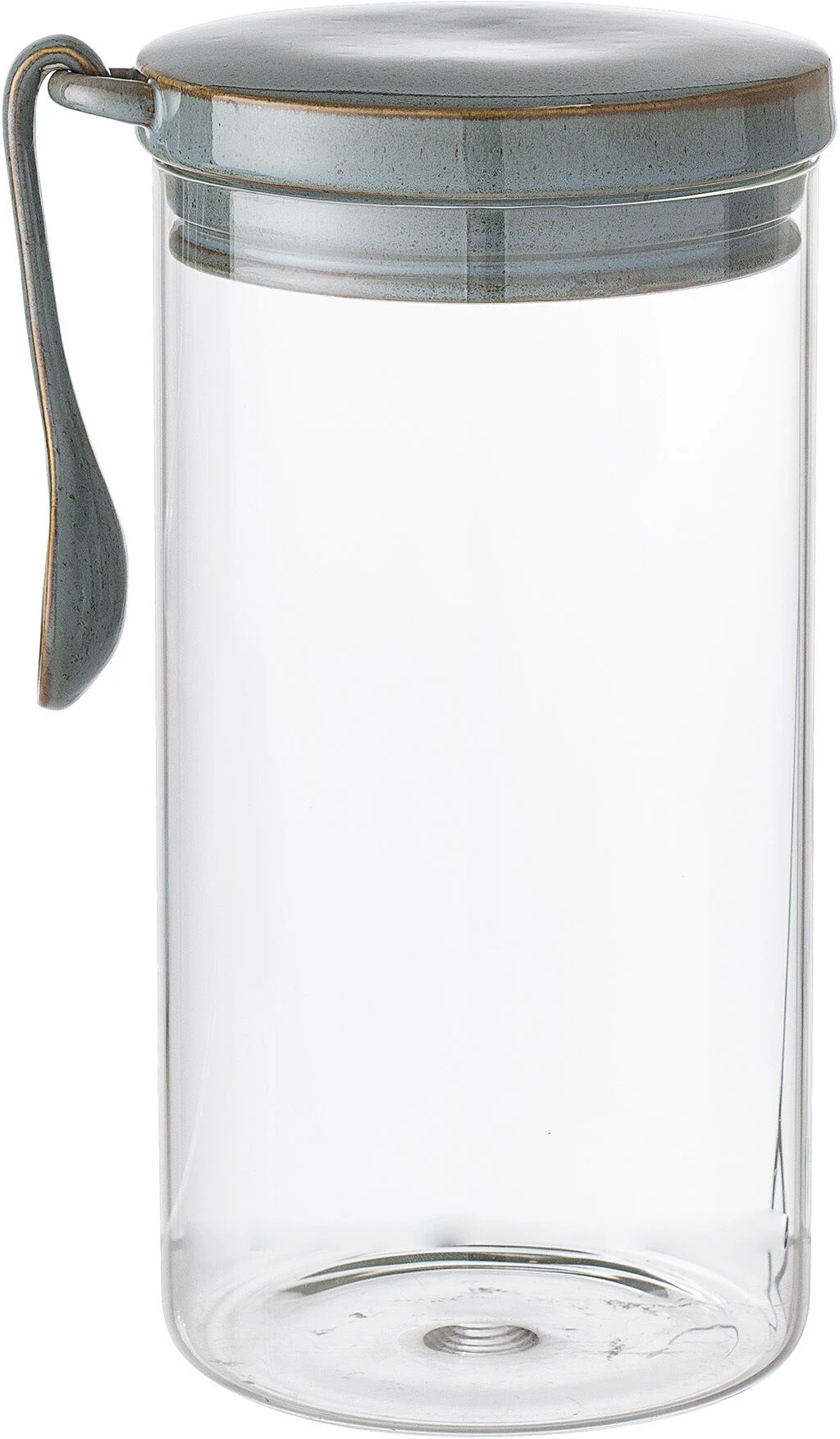 Bloomingville Pixie Krukke M. Låg & Ske H22 Cm, Grøn Glas 5 Bloomingville Pixie Krukke M. Låg & Ske H22 Cm, Grøn Glas - Billede 3