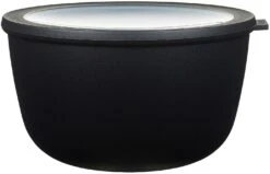 Mepal Cirqula Skål M. Låg 3 L, Sort