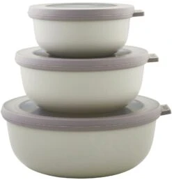 Mepal Cirqula Lav Skålesæt 3 Stk, Nordic White