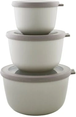 Mepal Cirqula Høj Skålesæt 3 Stk, Nordic White