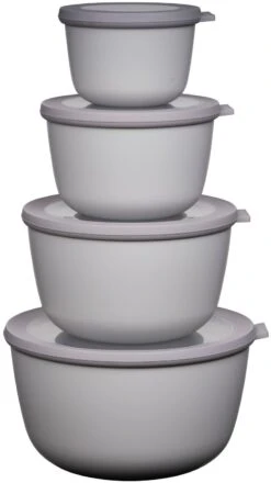 Mepal Cirqula Høj Skålesæt 4 Stk, Nordic White