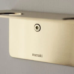 Meraki Hylde M. Sæbeholder Og Knager, Børstet Messing 10 Meraki Hylde M. Sæbeholder Og Knager, Børstet Messing -GEJST Butik 308580106 3