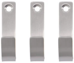 Meraki Thapsus Knage 3 Stk. 5,5 Cm, Børstet Sølv