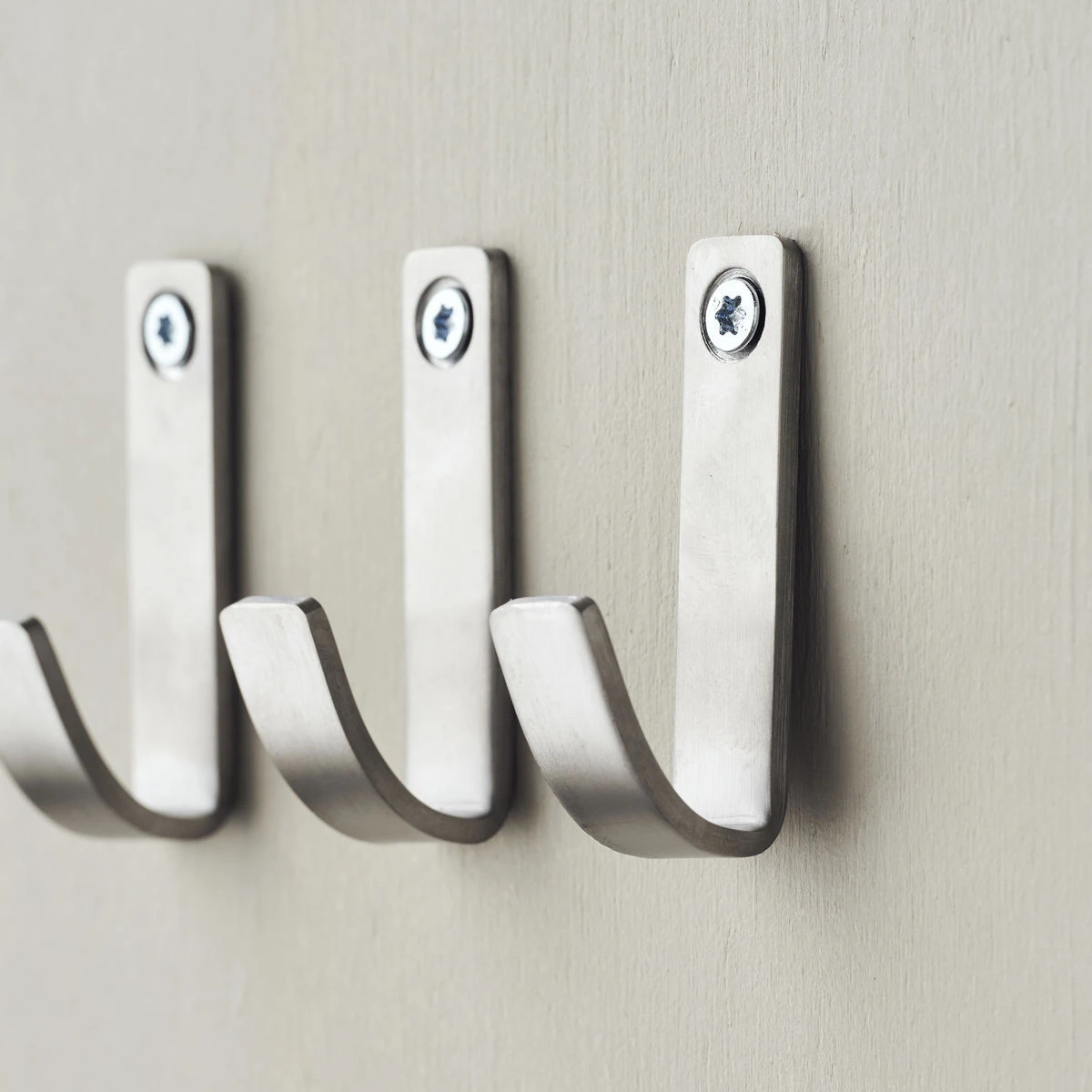 Meraki Thapsus Knage 3 Stk. 5,5 Cm, Børstet Sølv 6 Meraki Thapsus Knage 3 Stk. 5,5 Cm, Børstet Sølv - Billede 4