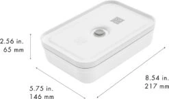 Zwilling Fresh & Save Vakuummadkasse 1 L, Hvid 8 Zwilling Fresh & Save Vakuummadkasse 1 L, Hvid -GEJST Butik 36801 318 0 2
