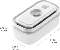 Zwilling Fresh & Save Vakuumboks S 400 Ml, Semitransparent -GEJST Butik 36804 100 0 1