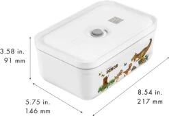 Zwilling Fresh & Save DINO Vakuummadkasser 1,7 L, Hvid 9 Zwilling Fresh & Save DINO Vakuummadkasser 1,7 L, Hvid -GEJST Butik 36814 502 0 3