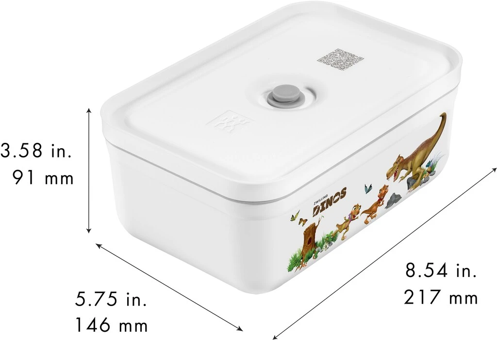 Zwilling Fresh & Save DINO Vakuummadkasser 1,7 L, Hvid 6 Zwilling Fresh & Save DINO Vakuummadkasser 1,7 L, Hvid - Billede 4