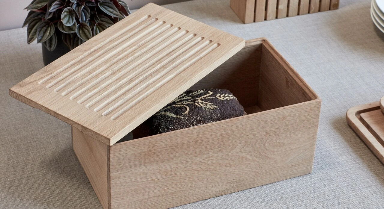 Andersen Furniture Gourmet Wood Brødbox 16,5x35 Cm, Eg 4 Andersen Furniture Gourmet Wood Brødbox 16,5x35 Cm, Eg - Billede 2