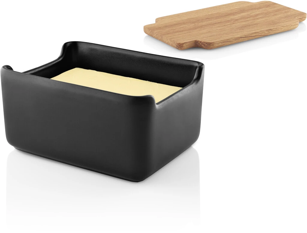 Eva Solo Nordic Kitchen Smørboks M. Egetræslåg, Sort 4 Eva Solo Nordic Kitchen Smørboks M. Egetræslåg, Sort - Billede 2
