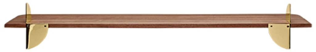 AYTM Aedes Hylde 80 Cm, Valnød/Guld 6 AYTM Aedes Hylde 80 Cm, Valnød/Guld - Billede 4