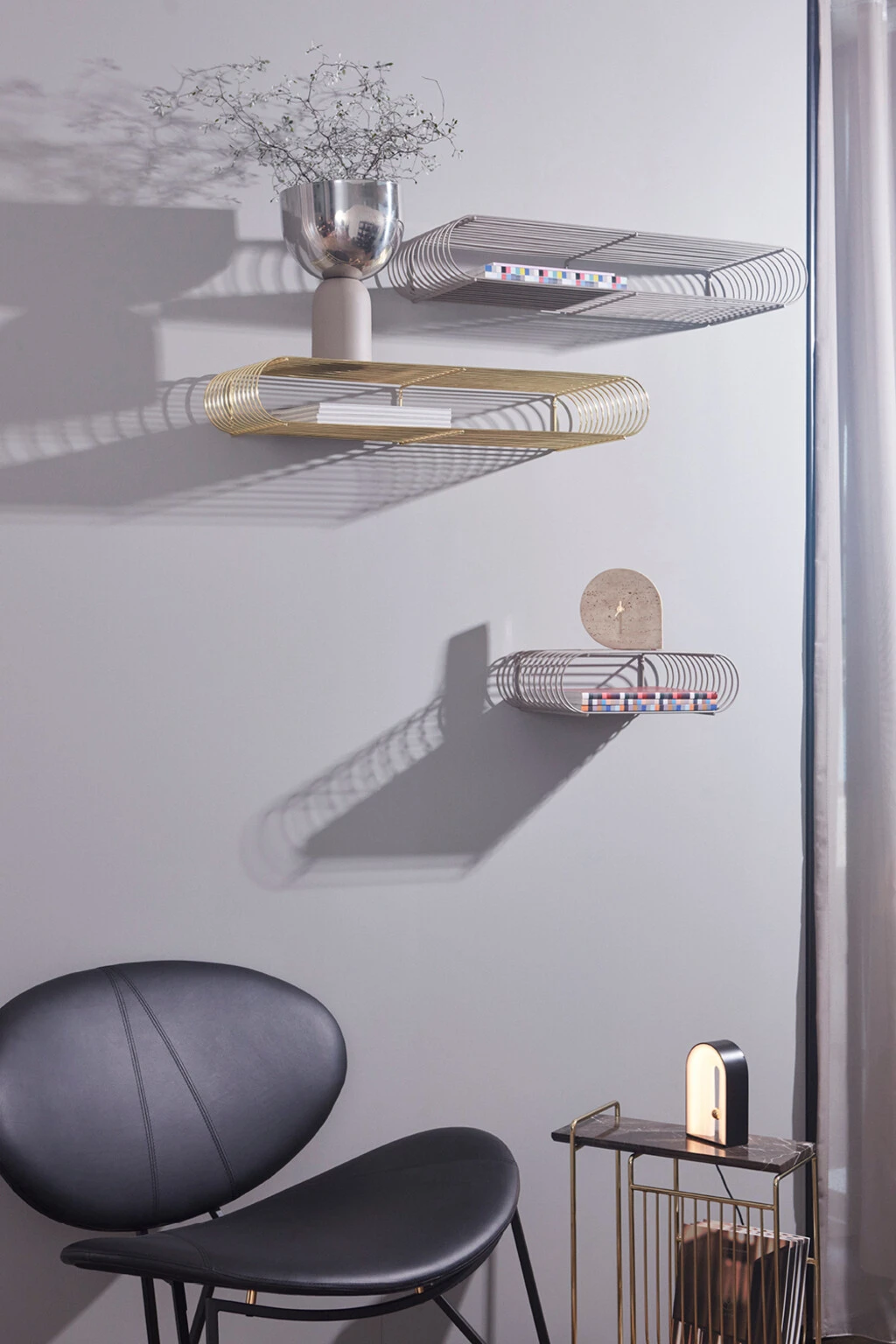 AYTM Curva Hylde 40,4 Cm, Taupe 5 AYTM Curva Hylde 40,4 Cm, Taupe - Billede 3