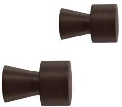 OYOY Pin Knage 2 Stk. H3,5 Cm, Brun