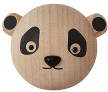 OYOY Mini Knage Panda 5,5 Cm, Bøg