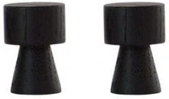 OYOY Pin Knage 2 Stk. H3,5 Cm, Mørk Eg