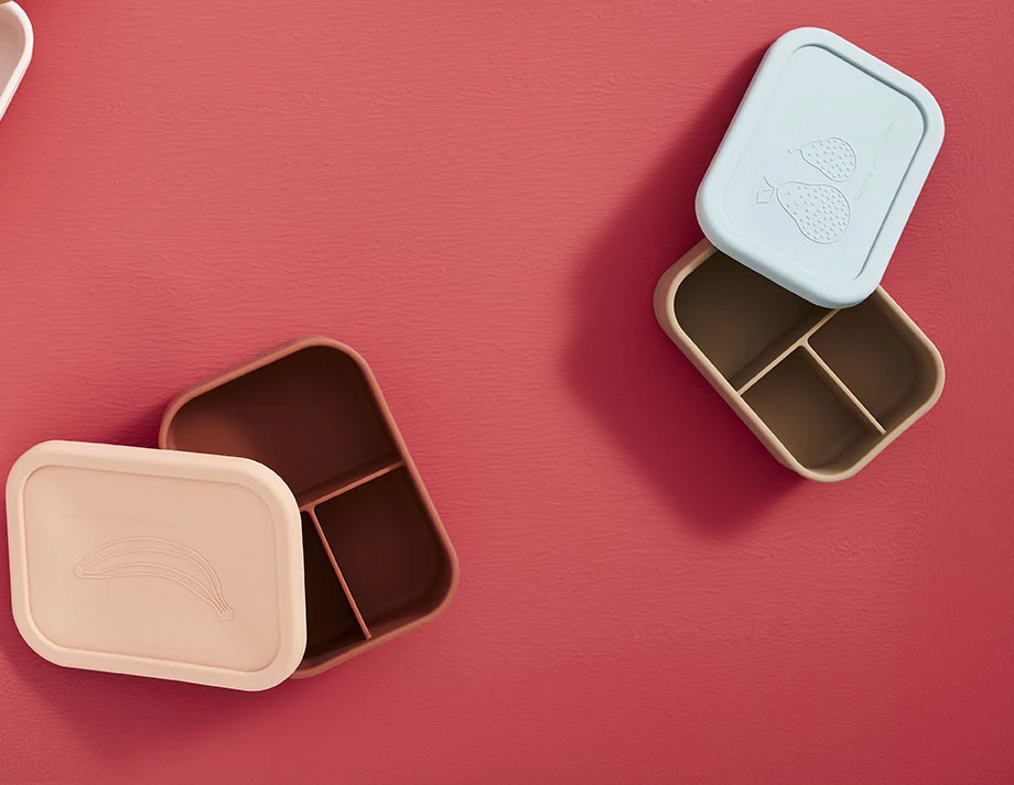 OYOY Mini Yummy Madkasse 700 Ml, Green/Camel 6 OYOY Mini Yummy Madkasse 700 Ml, Green/Camel - Billede 4