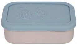 OYOY Mini Yummy Madkasse 700 Ml, Blue/Clay