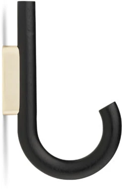 GEJST Hook Knage 19 Cm, Sort Eg/Messing