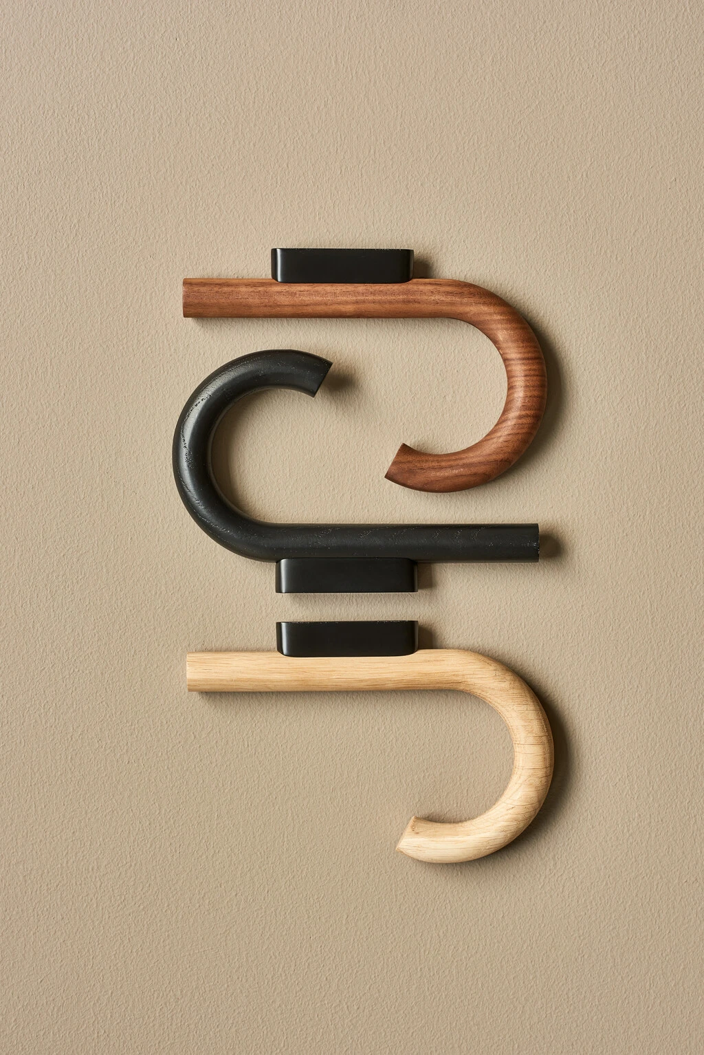 GEJST Hook Knage 19 Cm, Valnød/Sort 6 GEJST Hook Knage 19 Cm, Valnød/Sort - Billede 4