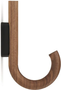 GEJST Hook Knage 19 Cm, Valnød/Sort