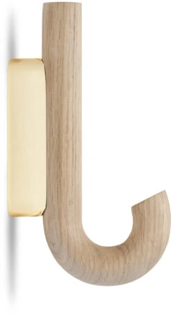 GEJST Hook Knage 13,3 Cm, Eg/Messing