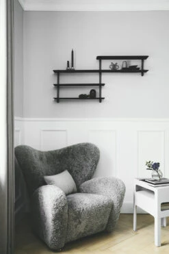 GEJST Nivo Hylde B 118 Cm, Sort Ask/Sort -GEJST Butik 5712731201100 1