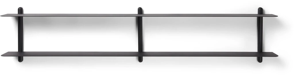 GEJST Nivo Hylde C 118 Cm, Sort Ask/Sort 3 GEJST Nivo Hylde C 118 Cm, Sort Ask/Sort