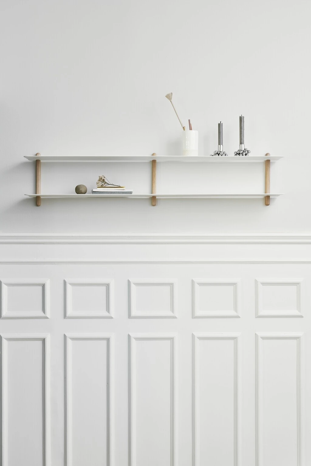 GEJST Nivo Hylde C 118 Cm, Eg/Hvid 4 GEJST Nivo Hylde C 118 Cm, Eg/Hvid - Billede 2