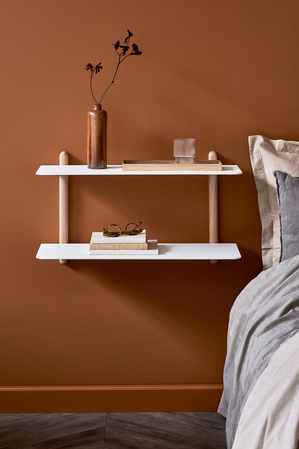 GEJST Nivo Hylde F 66,5 Cm, Eg/Hvid 5 GEJST Nivo Hylde F 66,5 Cm, Eg/Hvid - Billede 3