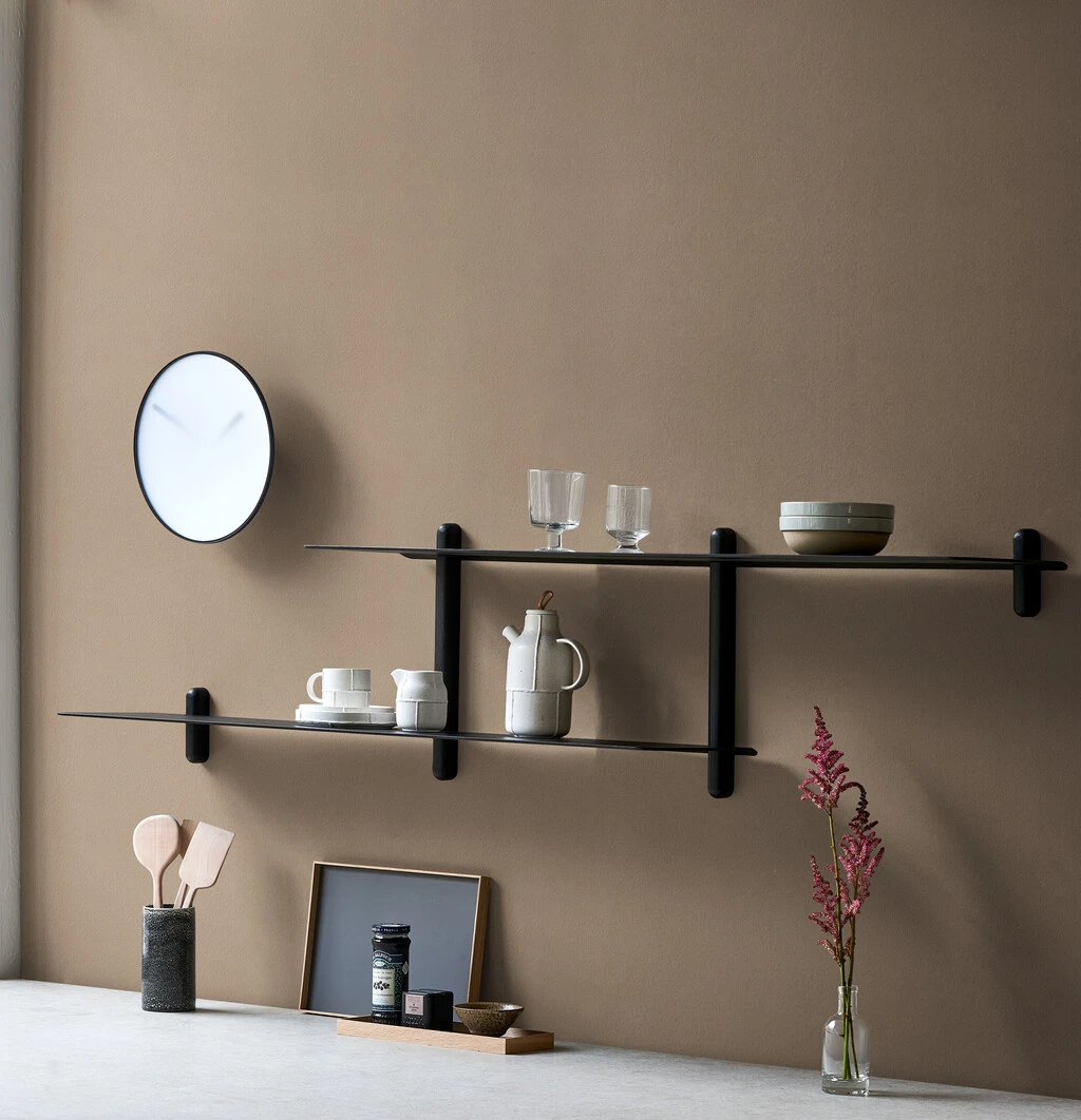 GEJST Nivo Hylde H 169,5 Cm, Sort Ask/Sort 4 GEJST Nivo Hylde H 169,5 Cm, Sort Ask/Sort - Billede 2