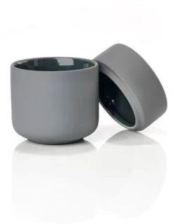 Zone Denmark Zone Ume Krukke M. Låg 10,3 Cm, Grå -GEJST Butik 5722000157540 3