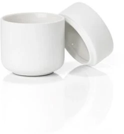Zone Denmark Zone Ume Krukke M. Låg 10,3 Cm, Hvid -GEJST Butik 5722000157557 4