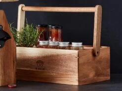 HOLM Værktøjskasse 36,3x22,2 Cm, Akacietræ -GEJST Butik 5722000251989 2