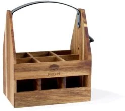 HOLM Ølkasse 23,3x15,7 Cm, Akacietræ -GEJST Butik 5722000251996 2