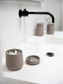 Zone Denmark Zone Nova One Krukke M. Låg H8 Cm, Taupe -GEJST Butik 5722000281894 3