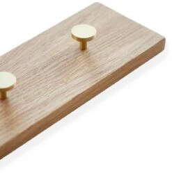 MOUD Home Oak Knagerække 70 Cm, Eg/Messing -GEJST Butik 5744003070169 3