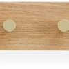 MOUD Home Oak Knagerække 100 Cm, Eg/Messing -GEJST Butik 5744003070176