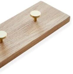 MOUD Home Oak Knagerække 100 Cm, Eg/Messing 10 MOUD Home Oak Knagerække 100 Cm, Eg/Messing -GEJST Butik 5744003070176 3